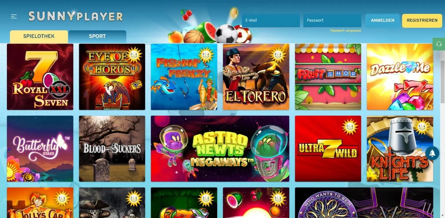 Sunnyplayer Casino Bonus 2026 für Spieler aus Deutschland – Review